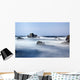 Mist Surrounding Big Rocks In The Water Wall Mural