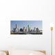 Intersection of Interstate I-10 and I-45 with the Houston skylin Wall Mural