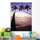 Palm Trees At Dusk Wall Mural