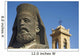 Archbishop Makarios Statue Outside Archbishopic Palace, Close Up Wall Mural
