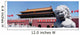 Stone Lion Statue And Portrait Of Mao On Tiamanmen Wall Mural
