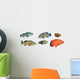 Grouper Fish Reef Fish Wall Decal Sticker Set