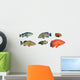 Grouper Fish Reef Fish Wall Decal Sticker Set