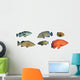 Grouper Fish Reef Fish Wall Decal Sticker Set