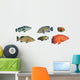 Grouper Fish Reef Fish Wall Decal Sticker Set