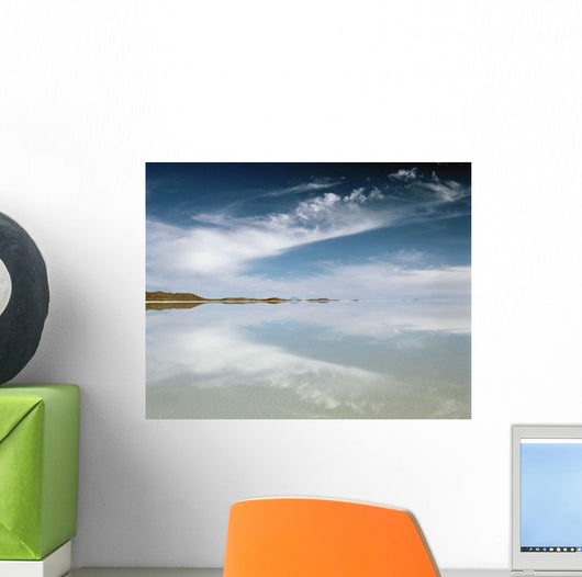 Reflection In Uyuni Salt Flat Wall Mural