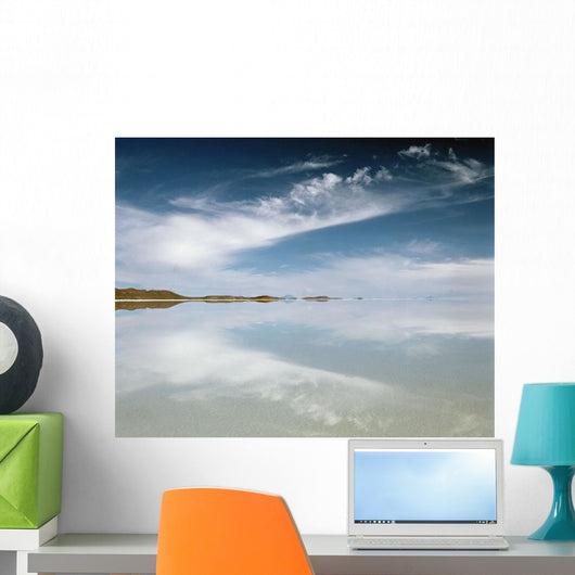 Reflection In Uyuni Salt Flat Wall Mural