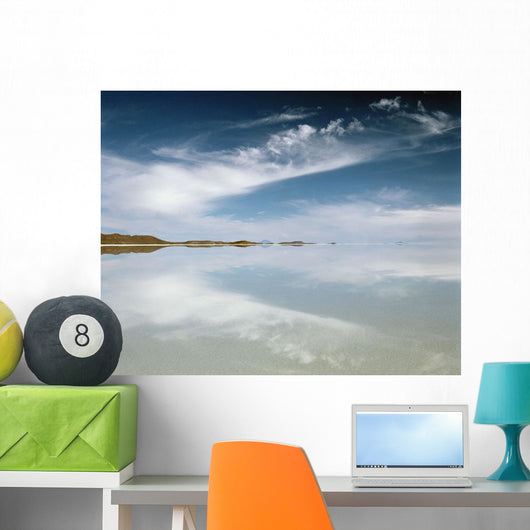 Reflection In Uyuni Salt Flat Wall Mural