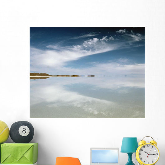 Reflection In Uyuni Salt Flat Wall Mural