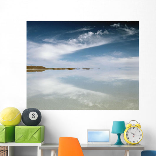 Reflection In Uyuni Salt Flat Wall Mural