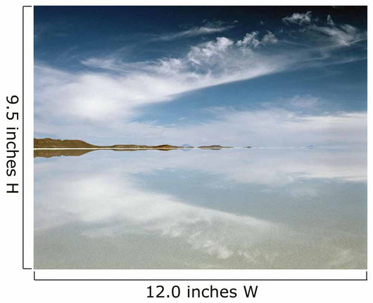 Reflection In Uyuni Salt Flat Wall Mural