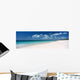 Empty White Sand Tropical Beach Wall Mural