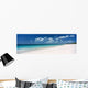 Empty White Sand Tropical Beach Wall Mural