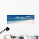 Empty White Sand Tropical Beach Wall Mural