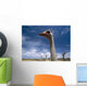 Ostriches On Ostrich Farm Wall Mural