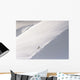 Trekking Up Snowy Mountain Wall Mural