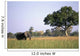Elephant Grazing In Water Meadows Wall Mural