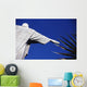 Christ The Redeemer And Palm Leaves Wall Mural