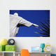 Christ The Redeemer And Palm Leaves Wall Mural