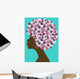 Afro-American Beauty Woman Wall Mural