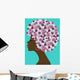 Afro-American Beauty Woman Wall Mural