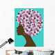 Afro-American Beauty Woman Wall Mural