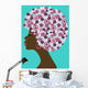Afro-American Beauty Woman Wall Mural