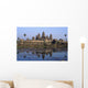 Towers Of Angkor Wat And Lake Wall Mural