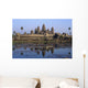 Towers Of Angkor Wat And Lake Wall Mural