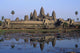 Towers Of Angkor Wat And Lake Wall Mural