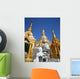 Gilded Buildings Of Shwe Dagon Pagoda, Rangoon, Myanmar Wall Mural