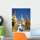 Gilded Buildings Of Shwe Dagon Pagoda, Rangoon, Myanmar Wall Mural