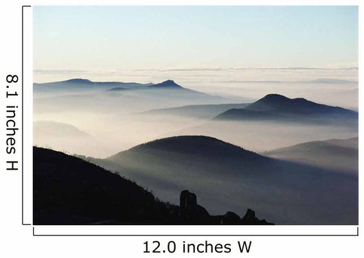 Mist And Mountains Wall Mural
