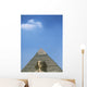 Sphinx In Front Of Pyramid Of Chephren Wall Mural