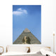 Sphinx In Front Of Pyramid Of Chephren Wall Mural