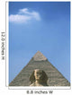 Sphinx In Front Of Pyramid Of Chephren Wall Mural
