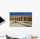 Man Walking Past Shadow Of Date Palm In Forecourt Wall Mural