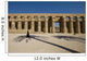 Man Walking Past Shadow Of Date Palm In Forecourt Wall Mural