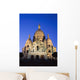 Sacre Coeur At Dusk Wall Mural