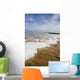 Sea Washing In Onto Sandy Beach Wall Mural