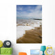 Sea Washing In Onto Sandy Beach Wall Mural