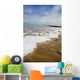 Sea Washing In Onto Sandy Beach Wall Mural
