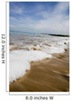 Sea Washing In Onto Sandy Beach Wall Mural