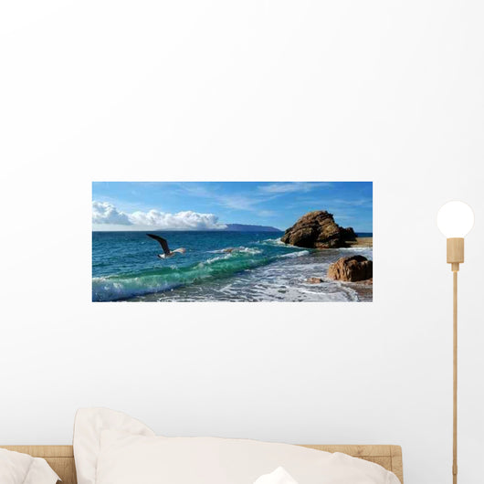 Emerald Waves Wall Decal