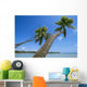 Palm Trees On A Tropical Beach, Fiji Wall Mural