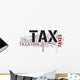 tax Wall Decal