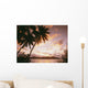 Palm Trees On Tropical Beach At Sunset, Nanuya Lai Lai Wall Mural