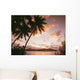Palm Trees On Tropical Beach At Sunset, Nanuya Lai Lai Wall Mural