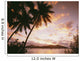 Palm Trees On Tropical Beach At Sunset, Nanuya Lai Lai Wall Mural
