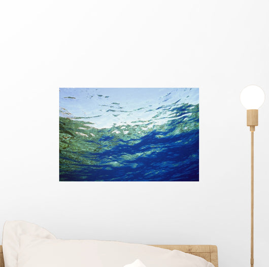 Ocean Water And Reflections, Close-Up Wall Mural